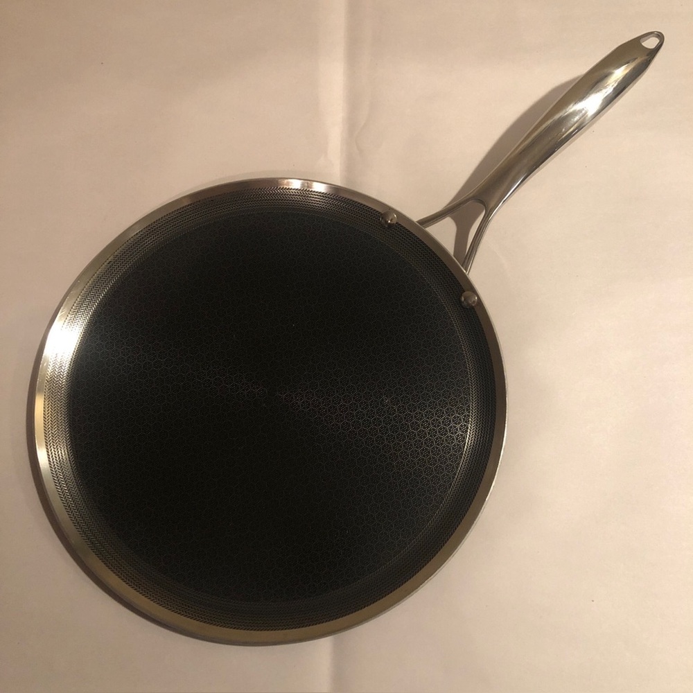 HexClad 12″ Hybrid Griddle Pan Stainless Nonstick Flat Top